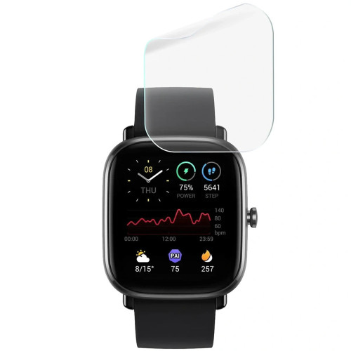 Folia ochronna na ekran zegarka Bizon Watch Film HydroFlex do Amazfit GTS 2 Mini, 3 sztuki
