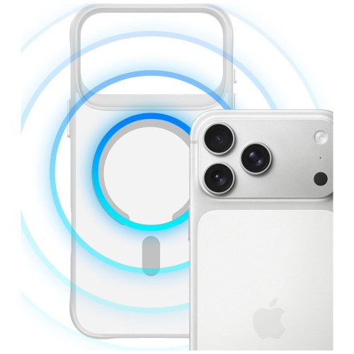 Etui 3MK Smoke MagCase do Apple iPhone 17 Pro Max biały