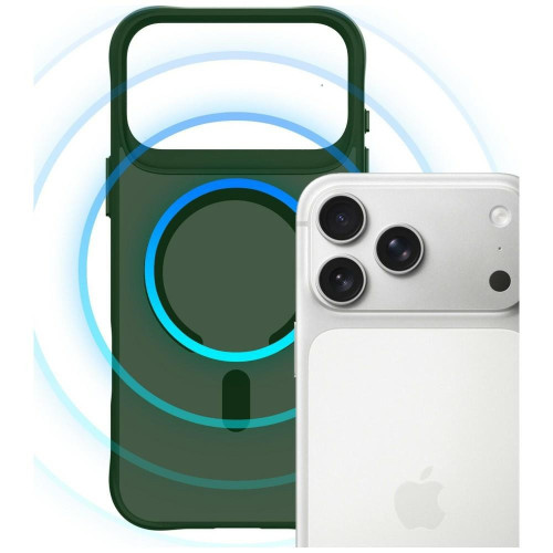 Etui 3MK Smoke MagCase do Apple iPhone 17 Pro zielony