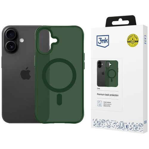 Etui 3MK Smoke MagCase do Apple iPhone   17 zielony