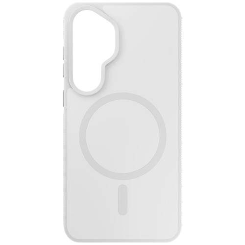 Etui 3MK Smoke MagCase für Samsung Galaxy S25 weiß