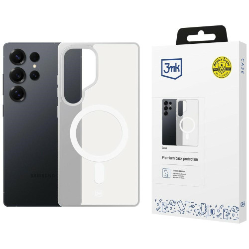 Etui 3MK Smoke MagCase do Samsung Galaxy S25 Ultra biały