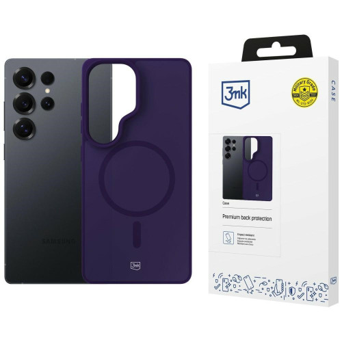 Etui 3MK Smoke MagCase do Samsung Galaxy S25 Ultra fioletowy