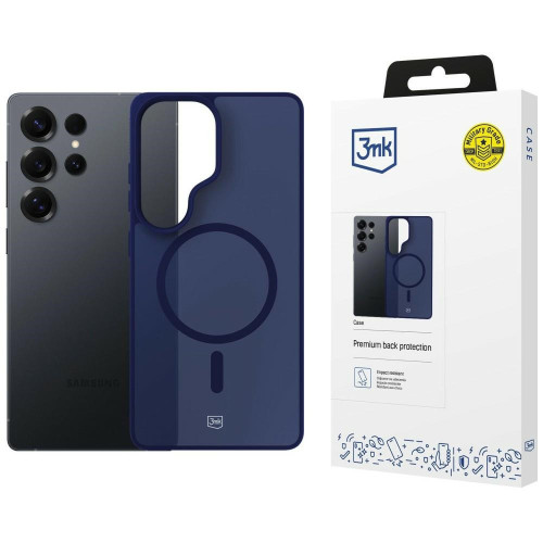 Etui 3MK Smoke MagCase do Samsung Galaxy S25 Ultra niebieski