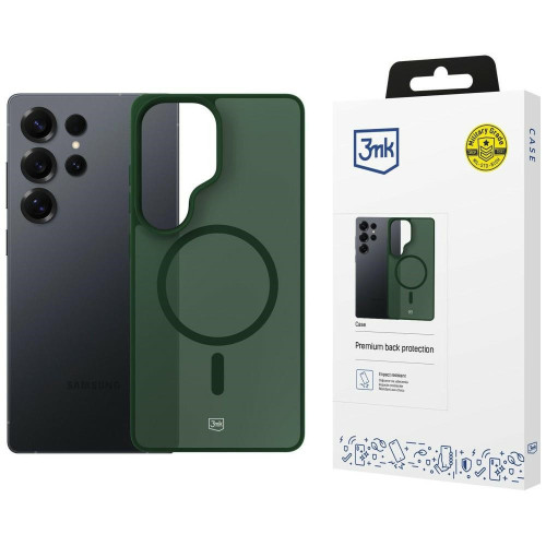 Etui 3MK Smoke MagCase do Samsung Galaxy S25 Ultra zielony