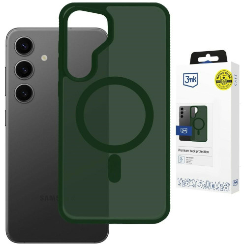 3MK Smoke MagCase for Samsung Galaxy S25 green