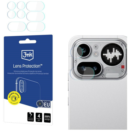 Ochrona na obiektyw aparatu 3MK Lens     Protection do Nothing Phone (4a) Pro