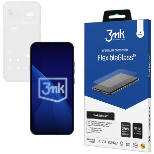 Szkło hybrydowe 3MK FlexibleGlass do     Nothing Phone (4a) Pro