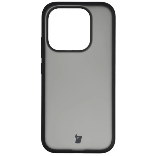 Etui + szkło hartowane Bizon Angelo Pack do Xiaomi 17, przydymione z czarną ramką