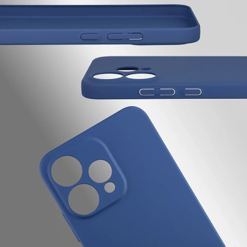 Etui Bizon Case Łupka do Oppo Reno 15, niebieskie