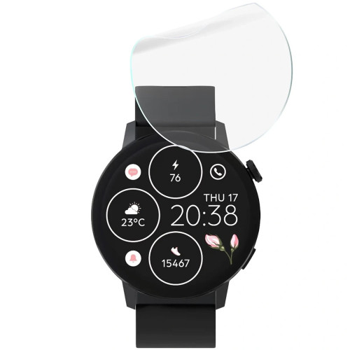 Folia ochronna na ekran zegarka Bizon Watch Film HydroFlex do Forever Forevive 4, 3 sztuki