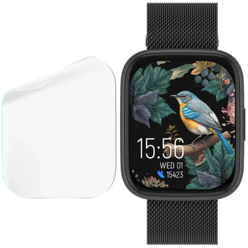 Folia ochronna na ekran zegarka Bizon Watch Film HydroFlex do Forever ForeVigo 4, 3 sztuki