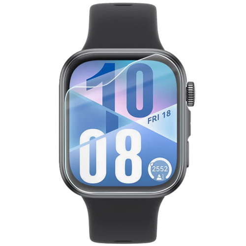 Folia ochronna na ekran zegarka Bizon Watch Film HydroFlex do Huawei Watch Fit 4, 3 sztuki