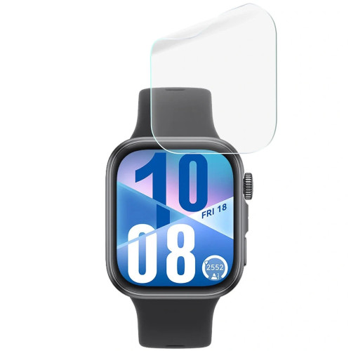 Folia ochronna na ekran zegarka Bizon Watch Film HydroFlex do Huawei Watch Fit 4, 3 sztuki