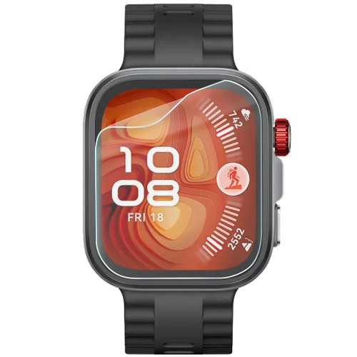 Folia ochronna na ekran zegarka Bizon Watch Film HydroFlex do Huawei Watch Fit 4 Pro, 3 sztuki