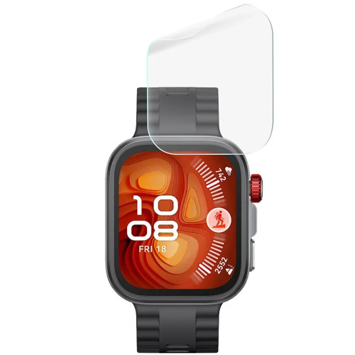 Folia ochronna na ekran zegarka Bizon Watch Film HydroFlex do Huawei Watch Fit 4 Pro, 3 sztuki