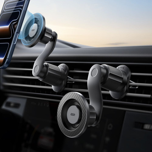 Esr Omnilock Magnetic Magsafe Vent Car Mount Black