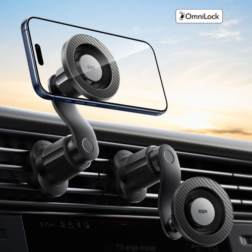 Esr Omnilock Magnetic Magsafe Vent Car Mount Black