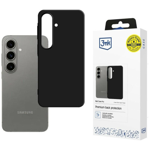 3MK Matt Case Pro case for Samsung Galaxy A57 black