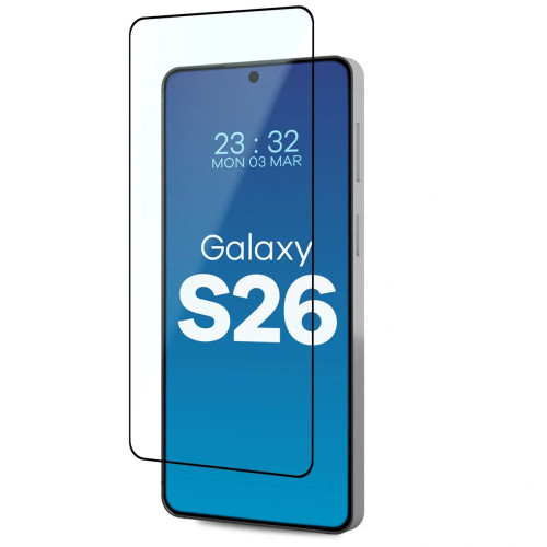 Szkło hartowane z ramką do łatwej aplikacji Bizon Glass Aplikator do Samsung Galaxy S26, 2 sztuki