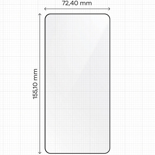 Szkło hartowane z ramką do łatwej aplikacji Bizon Glass Aplikator do Samsung Galaxy S26 Plus, 2 sztuki