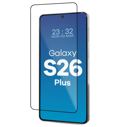 Szkło hartowane z ramką do łatwej aplikacji Bizon Glass Aplikator do Samsung Galaxy S26 Plus, 2 sztuki