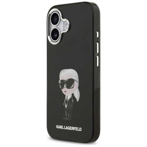 Etui Karl Lagerfeld IML Aquarelle Karl   & Logo MagSafe do iPhone 17 czarny