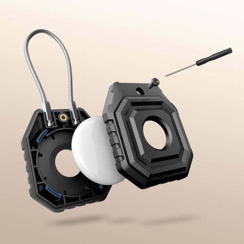 Tech-protect Kevlar Seal Apple Airtag 1 / 2 Black