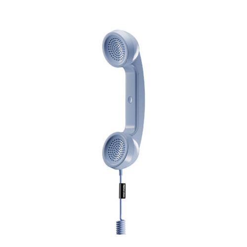 Native Union Pop Phone - USB-C telephone headset with call answering and ending feature (azure)