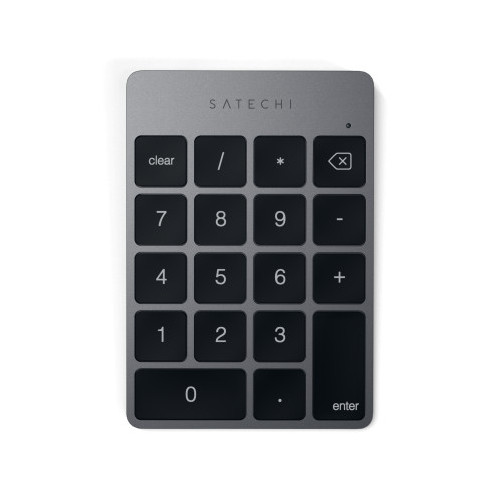 Satechi Slim Wireless Keypad - aluminum Bluetooth numeric keypad (space gray)