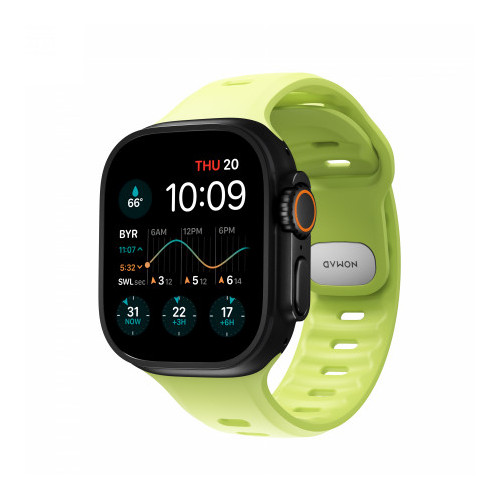 NOMAD Tempo Band - pasek do Apple Watch 49mm z FKM (lumen)