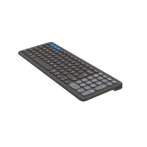 ZAGG Pro Keyboard 15 - Bluetooth keyboard for three devices, wirelessly charged (charcoal)
