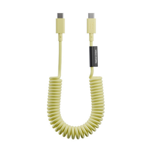 Native Union Pop Cable - kabel USB-C - USB-C, 1,2 m 60W (lemon)