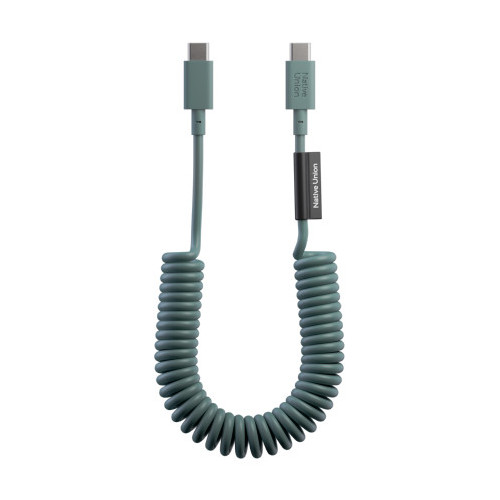 Native Union Pop Cable - kabel USB-C - USB-C, 1,2 m 60W (slate green)