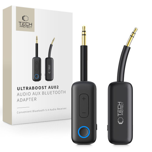 Tech-protect Ultraboost Au02 Audio Adapter Aux Bluetooth 5.4 Black