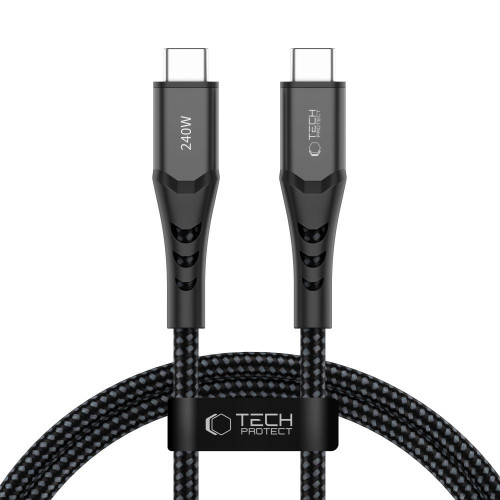 Tech-protect Ub11t Ultraboost Type-c Cable Pd 240w / Qc3.0 100cm Black