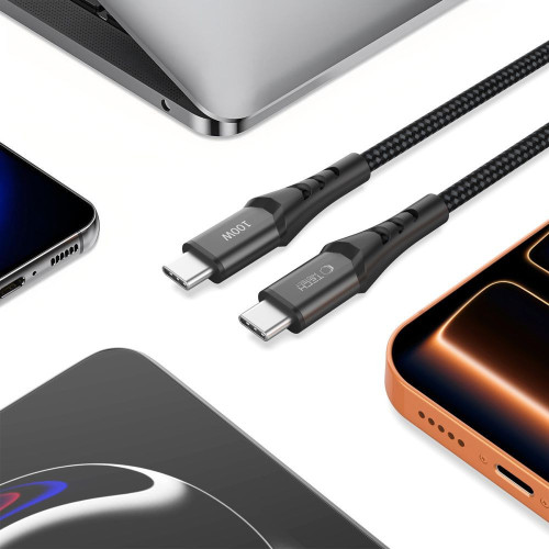 Tech-protect Ub11t Ultraboost Type-c Cable Pd 100w / Qc3.0 100cm Black