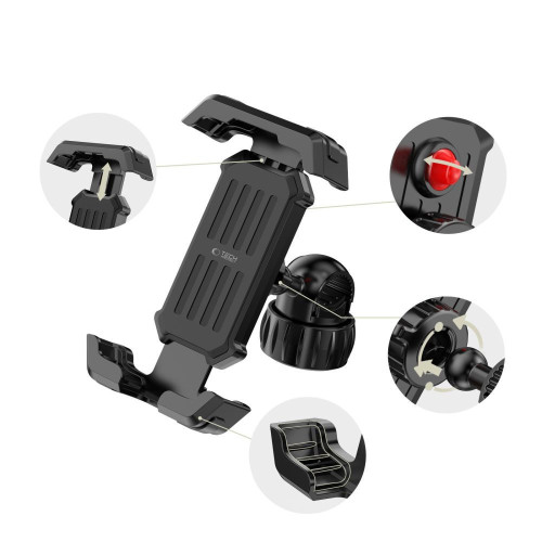 Tech-protect V6 Universal Bike & Motorcycle Mount Black