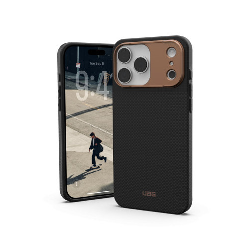 UAG Fibr Armr MagSafe - case for iPhone 17 Pro Max compatible with MagSafe (kevlar graphite / bronze)