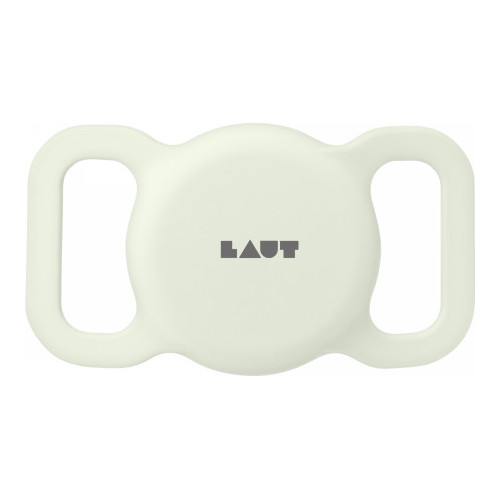 Laut Pet Tag - protective case for AirTag (green glow)