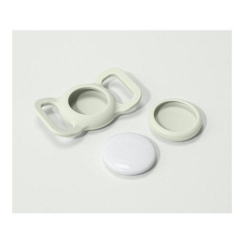 Laut Pet Tag - protective case for AirTag (green glow)