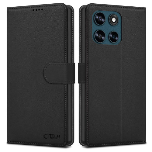 Tech-protect Wallet Motorola Moto G57 Power / G67 Power Black
