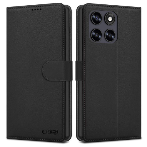 Tech-protect Wallet Motorola Moto G67 / G77 Black