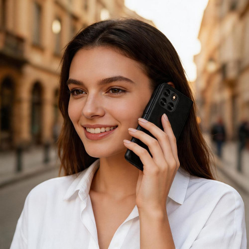 Tech-protect Wallet Motorola Moto G67 / G77 Black