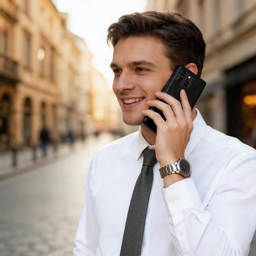 Tech-protect Wallet Motorola Moto G67 / G77 Black