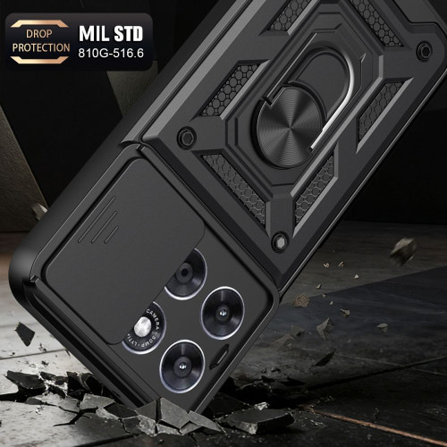 Tech-protect Camshield Pro Motorola Moto G67 / G77 Black