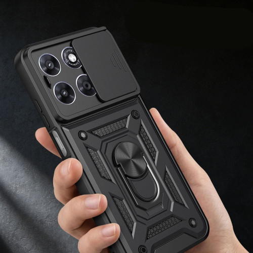 Tech-protect Camshield Pro Motorola Moto G67 / G77 Black