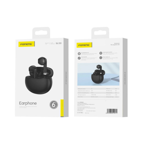 FONENG Wireless Headphones BL130 Black