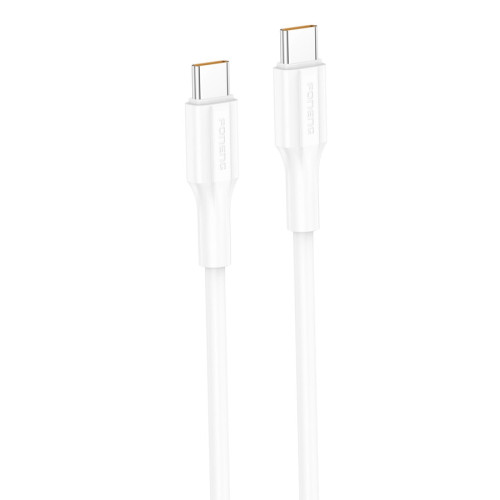 FONENG kabel XS01 USB-C - USB-C PD 60W 1M Biały
