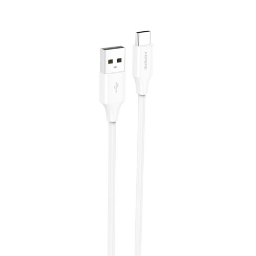 FONENG cable X63 USB-C 2.1A 1M White